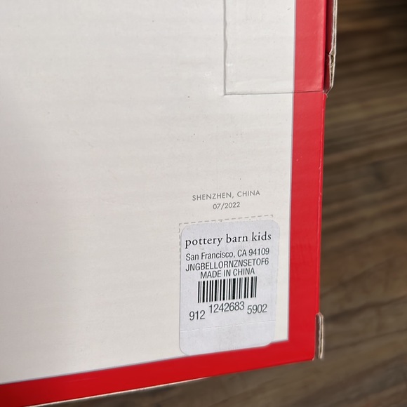 Pottery Barn Kids Rustically Charming Silver Jingle Bell Ornaments - Picture 15 of 16